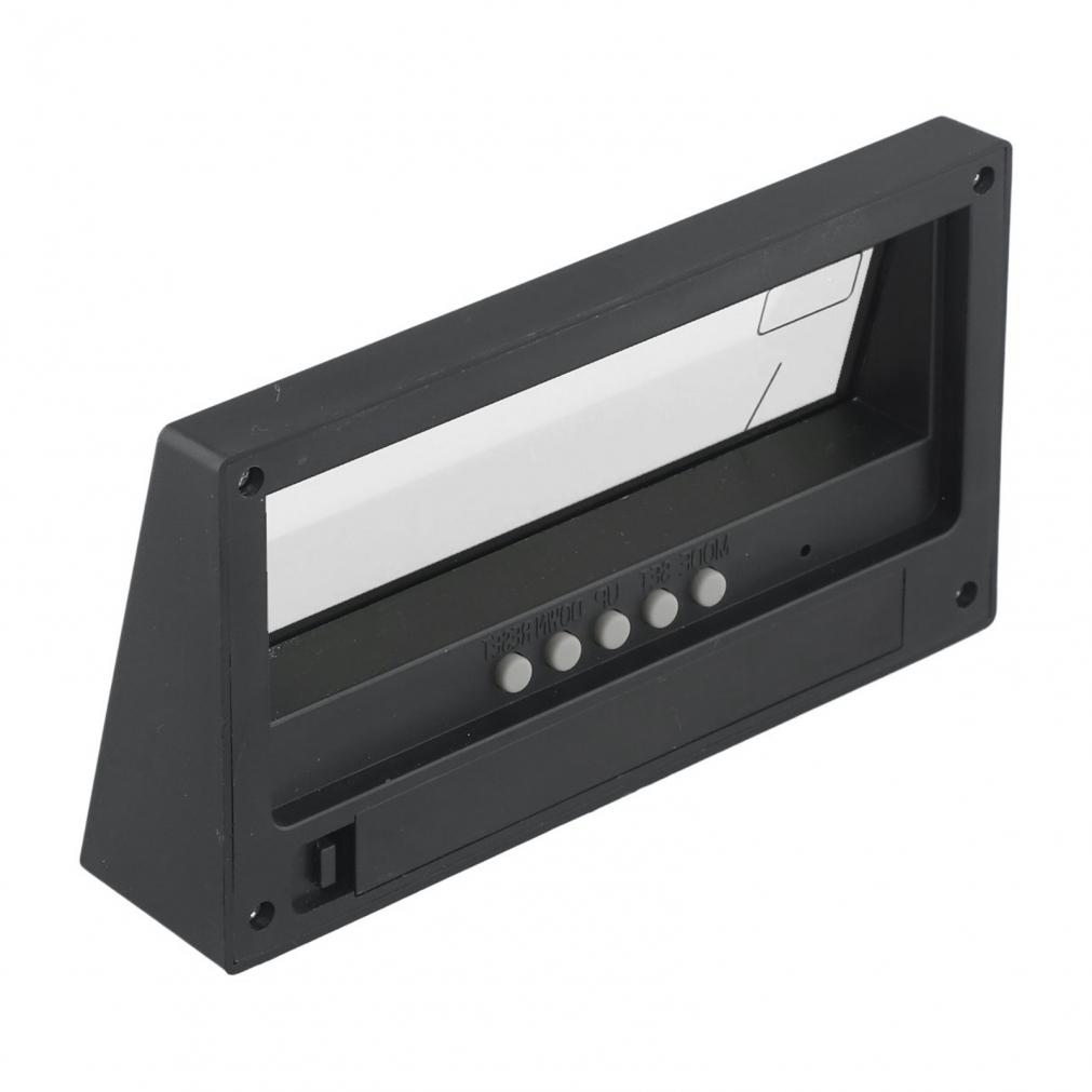 Black Alarm Clock Home Humidity Indoor Temperature LCD Screen