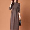 Knitted Dress Women Spring Autumn New High-end Sweater Dress Coat Inner Layering Skirt