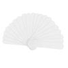 20pcs Collar Sweat Pads Disposable Hat Collar Sweat Stains SelfAdhesive Neck Liner Pads(White )