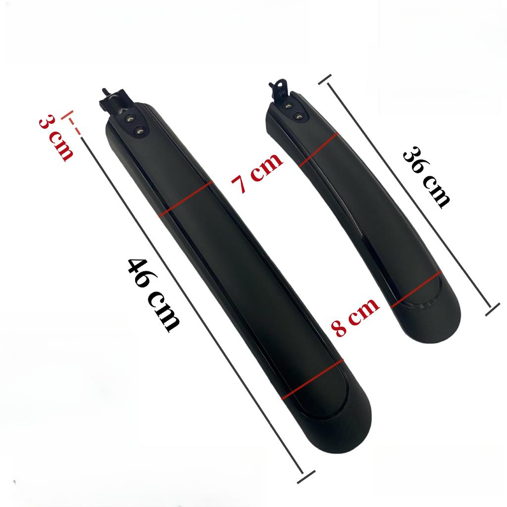 Rear and Front Bicycle For Fenders for 20 In 26 In Wheels Easy Install