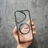 Applicable to Huawei Pura70ultra laser magnetic mobile phone case mate60 anti-drop DIY acrylic space case