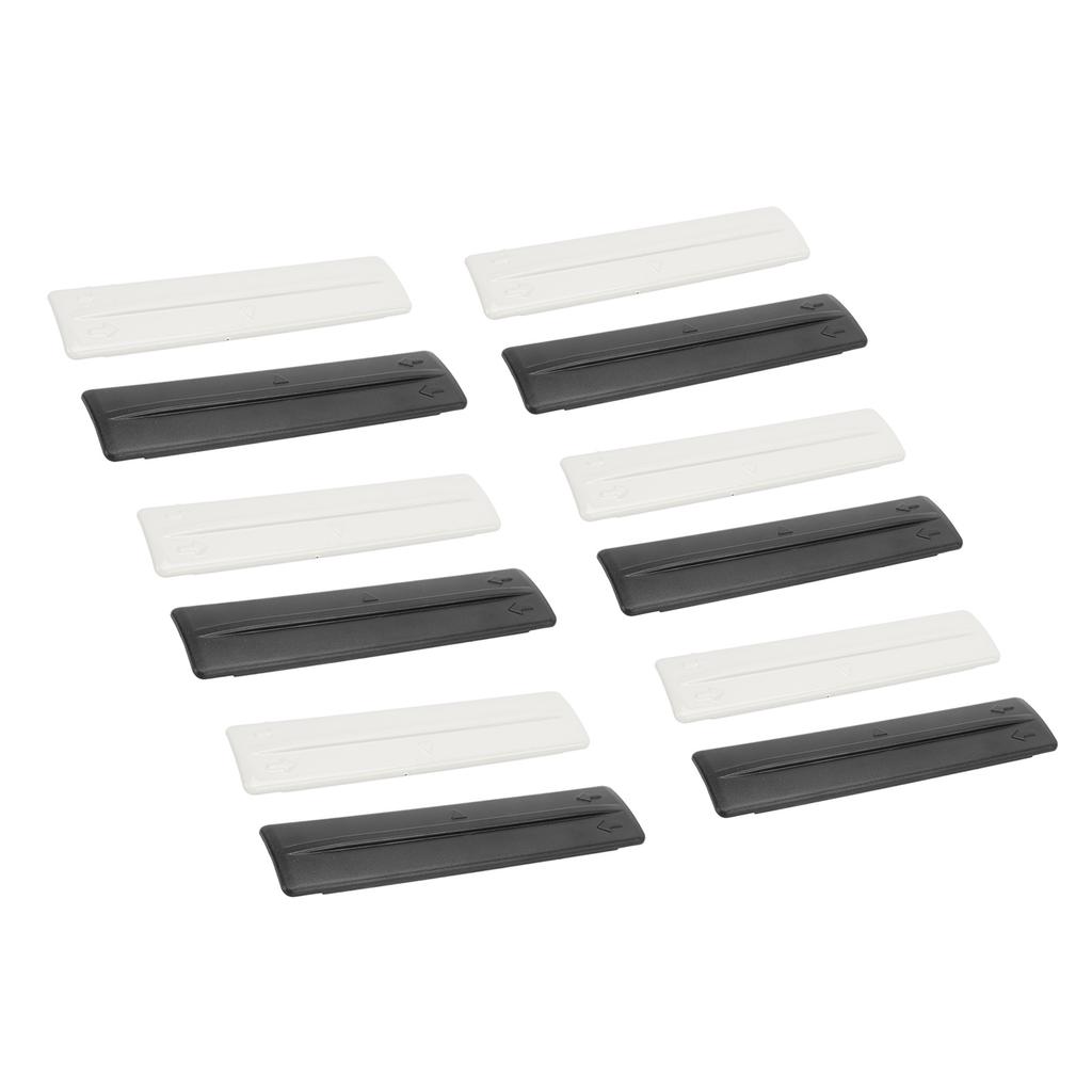 6-teiliges Dachträger-Entfernungsabdeckungs-Set aus hochfestem ABS für Dachtropfgestelle, Zierclips für Fj Cruiser 