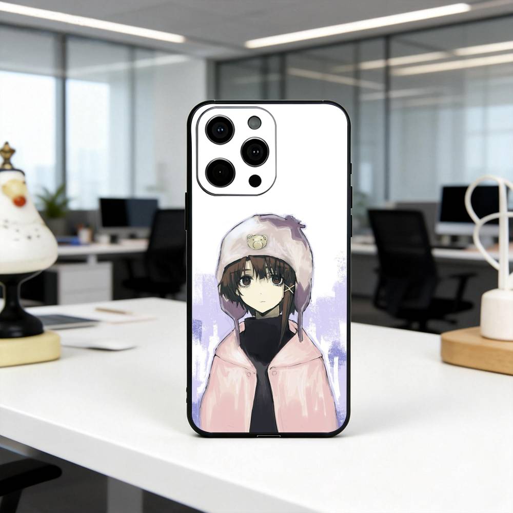 S-Serial L-Lain E-Experiments-SEL Phone Case Silicone Soft For IPhone 17 16 15 14 13 12 11 X XR Plus Pro Max Plus