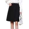 [Clove Cube] A-line Skirt, Office Skirt, Knee-length, with Inner Lining, Stretch, with Pockets, No Ironing Required (JP, Alphabet, L)
