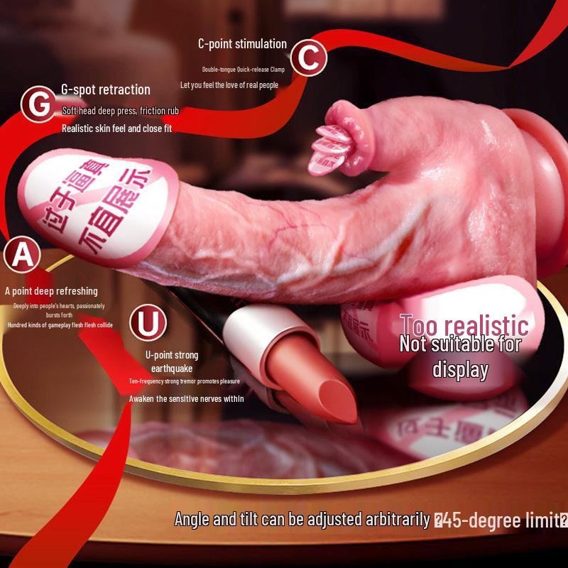 Automatic Women's Climax Massage Stick - Insertable Penis Masturbator Toy