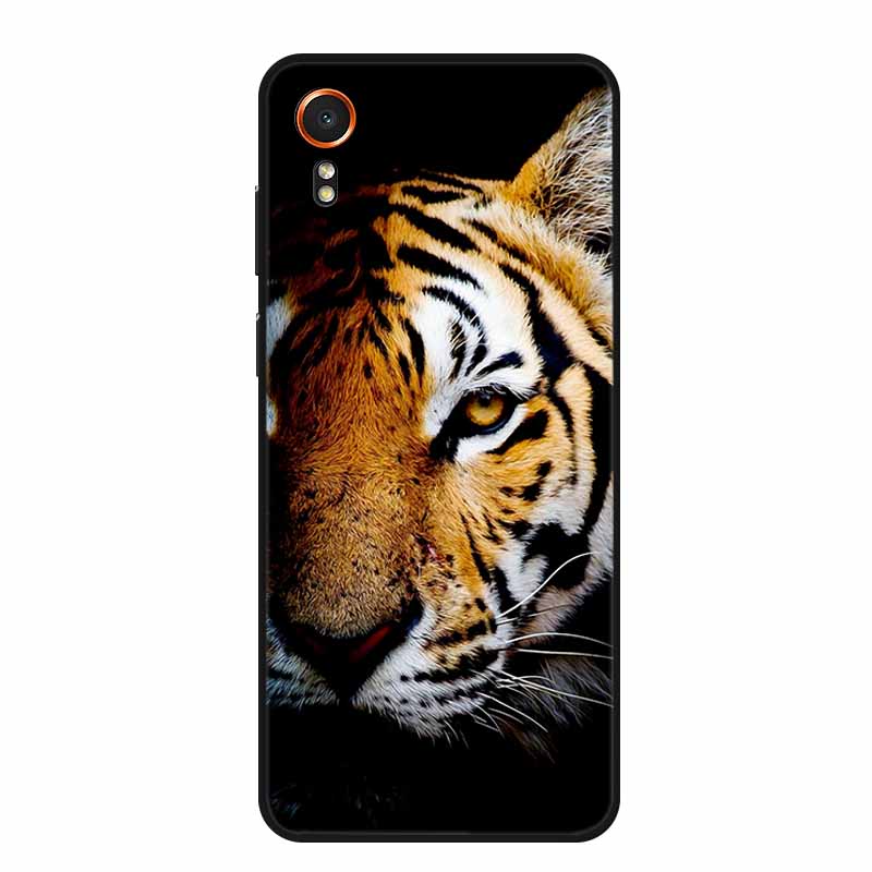 For Samsung Galaxy Xcover7 Case Black Silicone Soft Back Cover Case For Samsung Xcover 7 Phone Case Cover X Cover 7 6.6" Funda