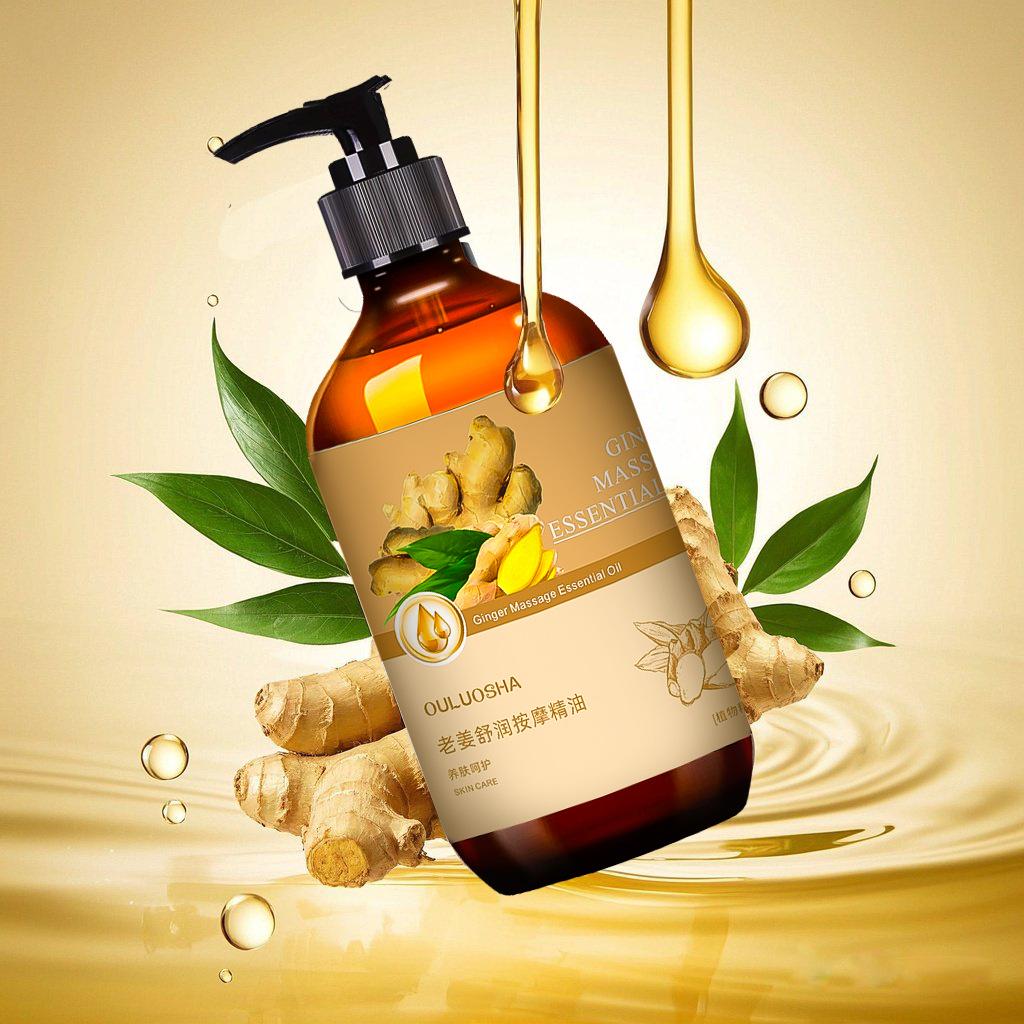 500ml Rosenmassageöl: Feuchtigkeitsspendende & Nährende Hautpflege für Schönheitssalons & Spas