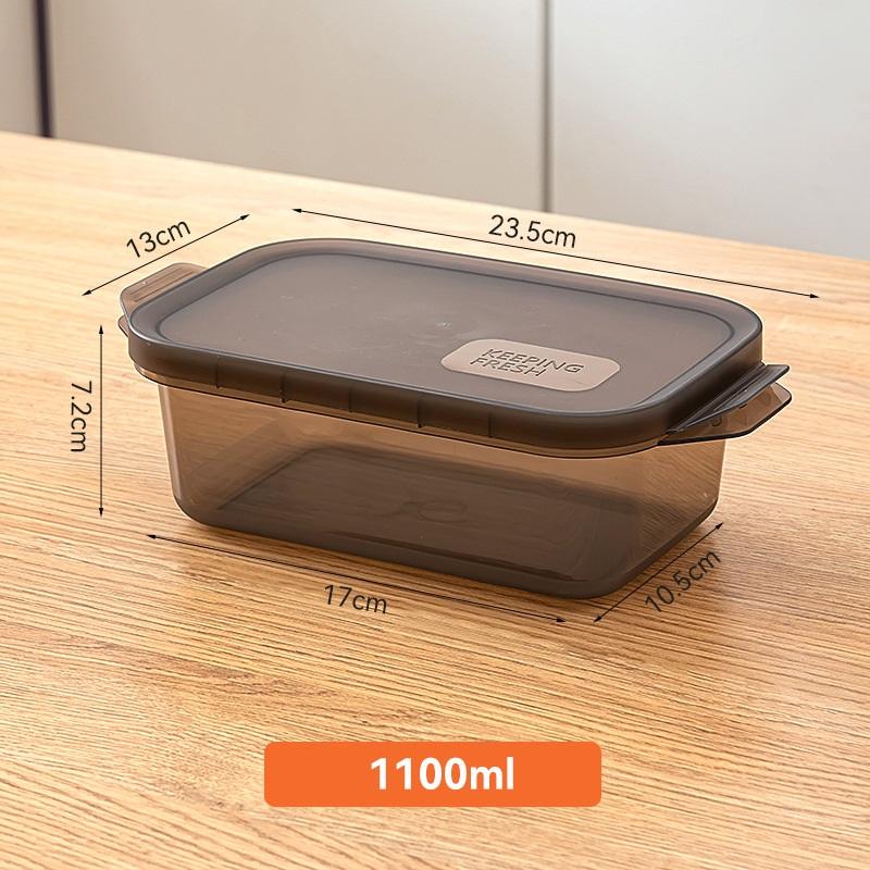1/3 Pcs Refrigerator Food Sealed Crisper Containers Fresh Fruit Vegetables Steak Meat Storage Box Organizer Kitchen Accessories