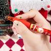 6Pcs Holiday Erasable Gel Pen Retractable Gel Inks Pens Blue Inks 0.5mm Tip for Writing Journaling Stocking Fillers