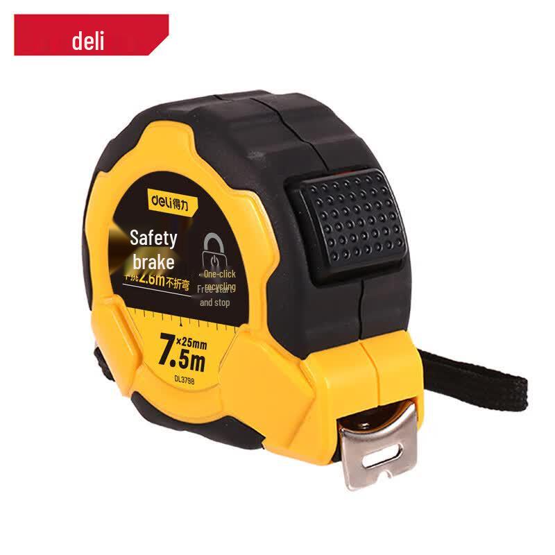Deli Self-Lock Steel Measuring Tape