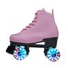 Adult Roller Skates Classic Double Row 4 Wheels for Unisex Men Birthday Gift Inner length 23.5cm