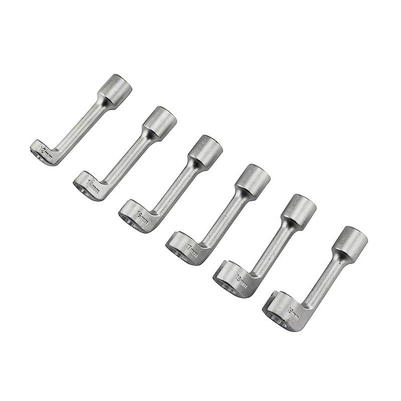 Krachtige Socket Wrench L-shaped Open Hexagonal Slotted Fuel Line Remover Automotive Repair Tools