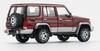 BM Creations Toyota Land Cruiser LC76 Dark Red LHD Scale Model 1/64 (64B0347)