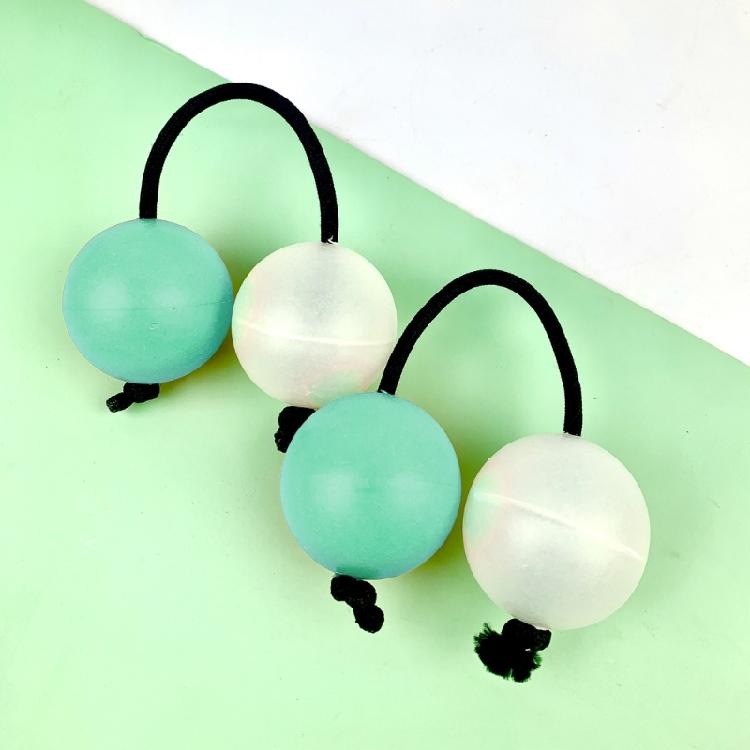 2 Stück Sandball Aslatua Afrikanischer Shaker Rassel Rhythmusinstrument Perkussion