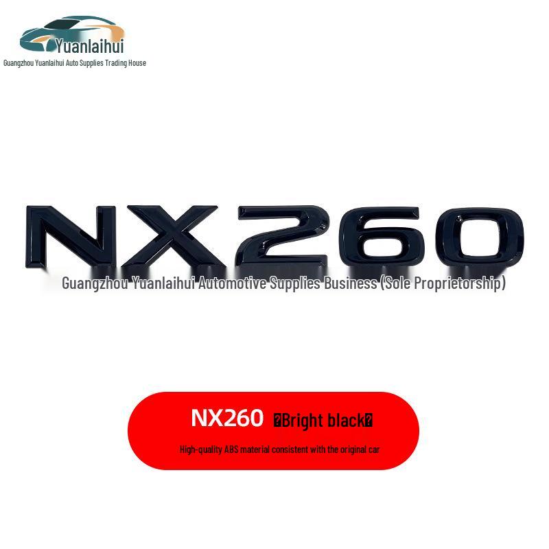 Emblème de Badge Arrière Compatible Lexus NX200/NX200t/NX300