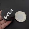 2026 Hot Car Sticker 4PCS 58MM Car Wheel Center Hub Caps Cover Accessories For KIA GT Line EV6 Sorento Niro EV9 Sportage Cerato