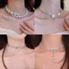 Elegant Irregular Pearl Necklace - Versatile Clavicle Chain for Women, High-End European and American Fashion Jewelry