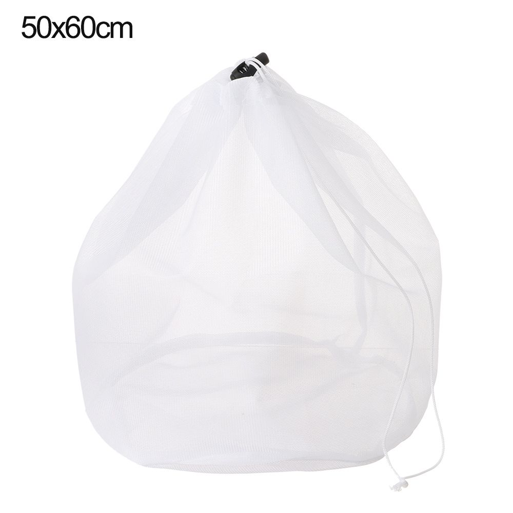 Міцний нейлоновий мішок для прання на шнурках 4 розмірів Сумка для зберігання білизни
