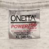 ONEITA 90s Made In USA Old Short Sleeve T-shirt XL Gray Single Stitch Men's Used