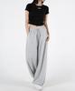 UMM Women'S Short Long Line-Emphasizing Pintuck Wide Pants 3 Colors