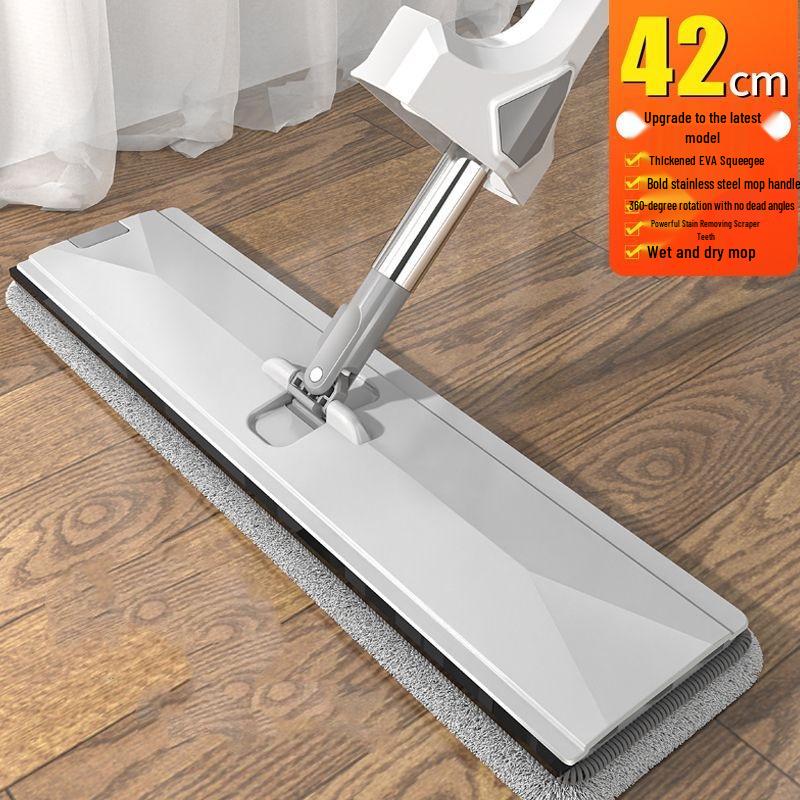 Hands-Free Flat Mop & Bucket Set for Home Use – Easy Floor Mopping