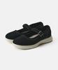 Lemouton Let'S Comfortable Merino Wool Mary Jane Sneakers Black (White Outsole)