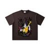 260 GSM Double Yarn 32 Count 100% Cotton Demon Slayer V54 Nakime Print Unisex Heavy Cotton T Shirt