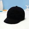 Short Brim Solid Color Dad Hat Adjustable Fashion New Unisex Hip Hop Spring Summer Soft Snapback Custom Logo Baseball Cap