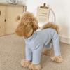 Dog German velvet warm four-legged clothes autumn and winter than bear teddy small dog cat pet bottoming shirt loungewear