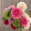 New Silk Artificial Dahlia Flowers Decorative Bouquet Chrysanthemum Fake Flower Floral Artificial Faux Plants Wedding