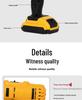 21V Cordless Multi-Function Electric Drill & Screwdriver with Two-Speed Lithium Battery