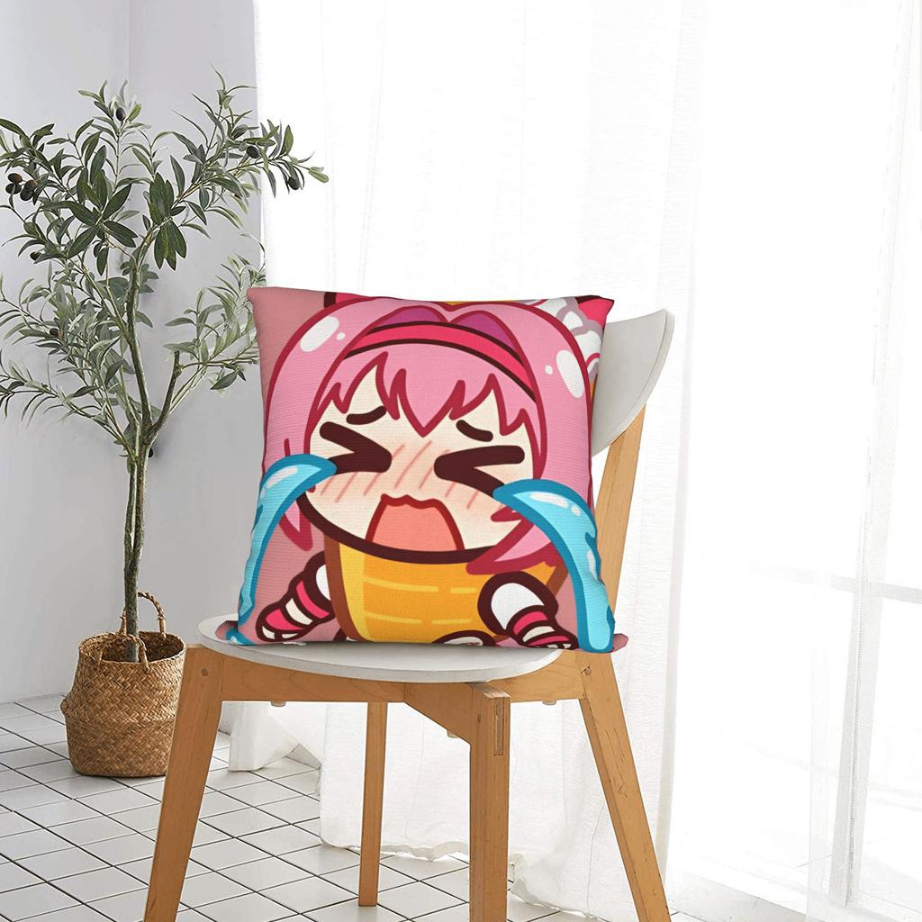 Haru Urara Pillow Case Umamusume Kawaii Pillow Cover Comfy Pillowcases For Sofa Bedroom Home Decor