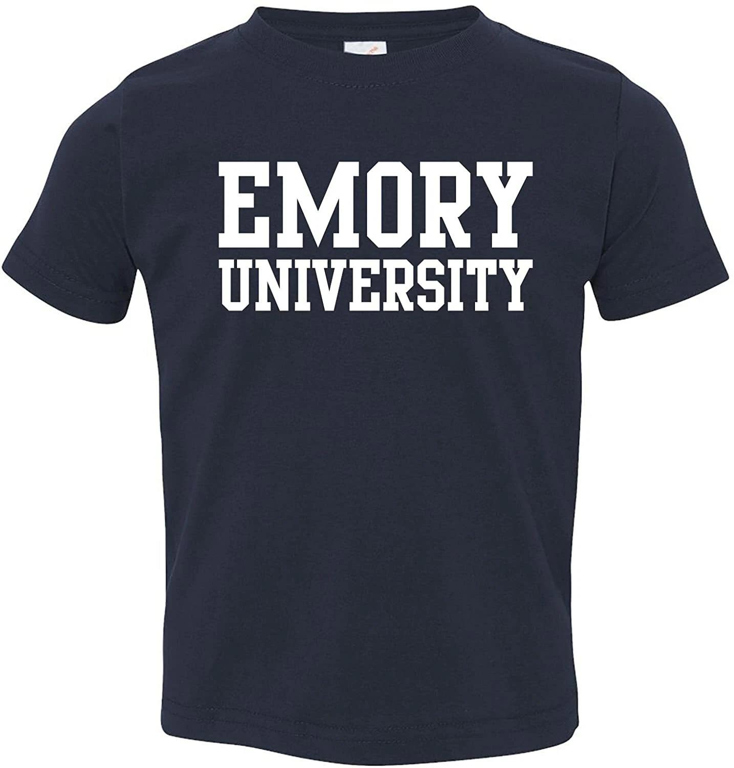 Emory Eagles Basic Block University Collegiate Team Toddler T-Shirt - Navy XL