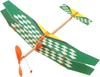 Rubber Band Powered Airplane - Balsa Wood Glider Model Toy for Outdoor Sports Throwing Aircraft for Kids & Adults(Random Color)