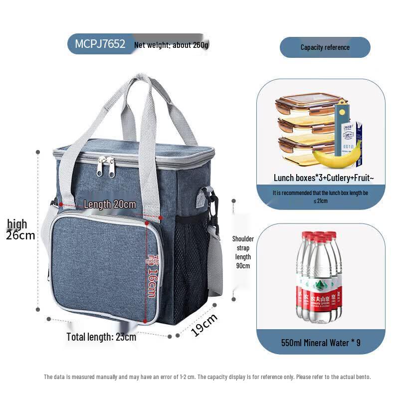MAXCOOK Square Insulated Lunch Bag