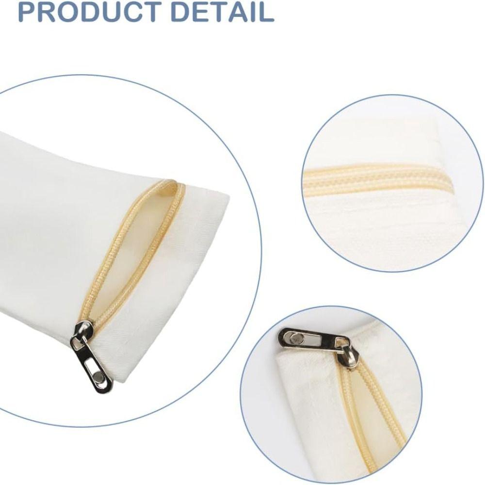 New with Zipper Sew-in Side Hidden Pocket Solid Color Polyester Inside Pockets Durable Travel Wallet Pouch