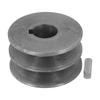 For A Type V Belt V Belt Pulley Dia 50mm 100 Cast Iron Double Slot Pulley Power Tool Accessory V Belt Pulley A Type