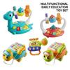 Multifunctional Baby Musical Toy Turtle Telephone Electronic Piano Dinosaur Crawling Early Educational Toys for Toddlers