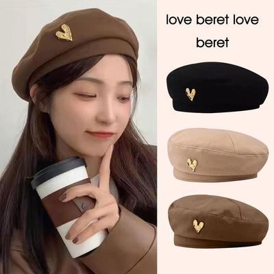 Women Beret Fashion Plain Octagonal Newsboy Cap Retro Cap Tour Internet Painter Autumn Hats Lad P2C5
