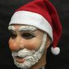 Maschera Barba Babbo Natale per le Feste di Natale Rossa Divertente Parrucca Maschera di Father Christmas per Festa di Natale Costumi Cosplay