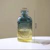 European Multicolor Vase Glass Flower Pot Basket Bottle Decoration Home Nordic Dry Transparent Hydroponic Small Bottle Gift