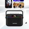 Newsmy K112 Portable Bluetooth Speaker with Sound Card CN plug (adapter included) (CN version)