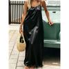 Long Backless Sleeveless Wrap Dress Women 2026 Loose Fit Casual Beach Vacation