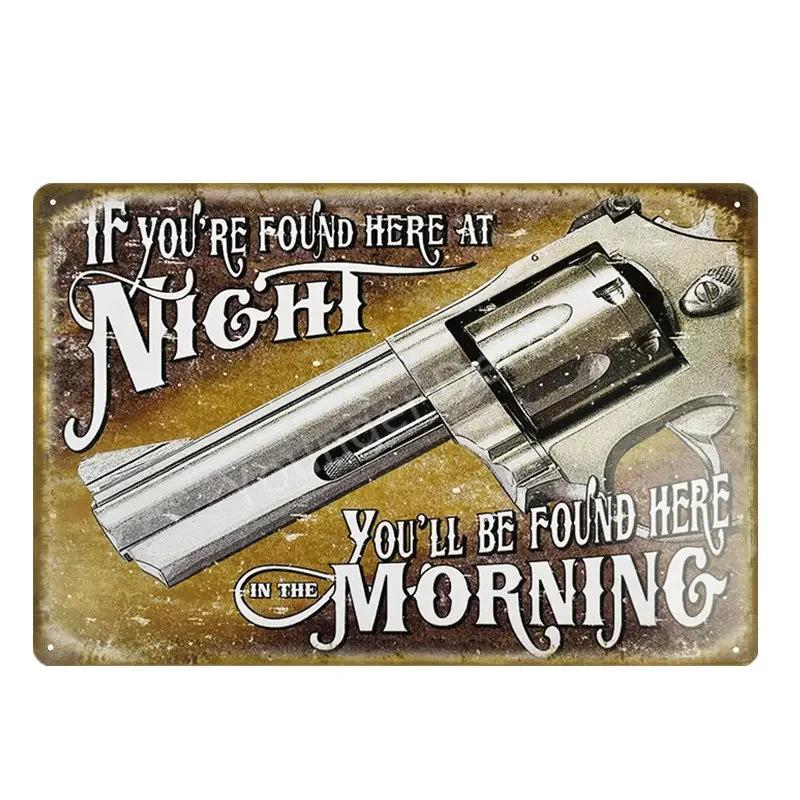 No Parking Metal Signs Tin Poster Caution Danger No Smoking Wall Art Painting Advertising Board Vintage Home Decor YI-212