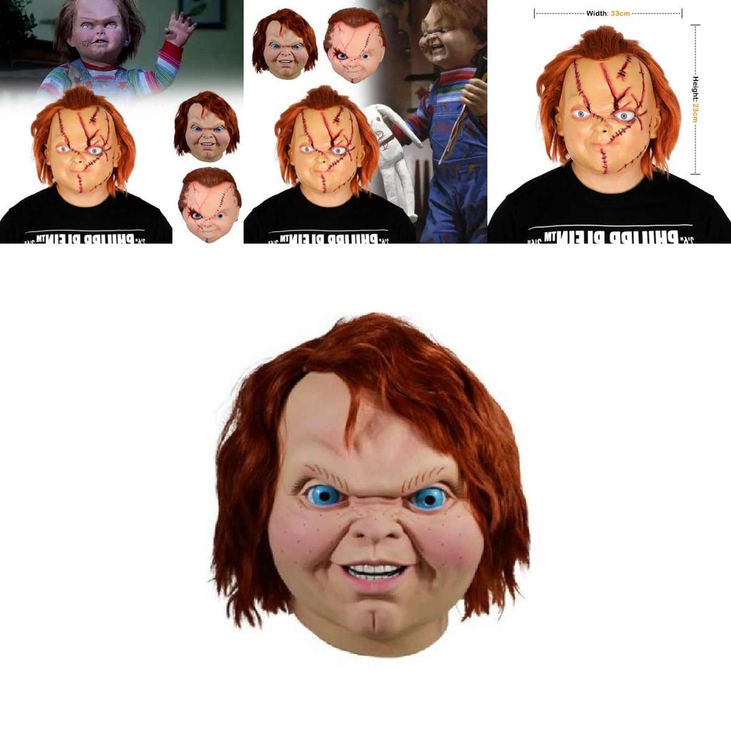 Çocuk Oyuncağı Cadılar Bayramı Lateks Maske Kan Efektli Korku Partisi Cosplay İçin