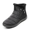 Women's Big Size Winter Warm Snow Boots Artificial Fur Lining Waterproof Ankle Boots Anti-slip Outdoor Shoes Hiking Mountaineering Sports Boots