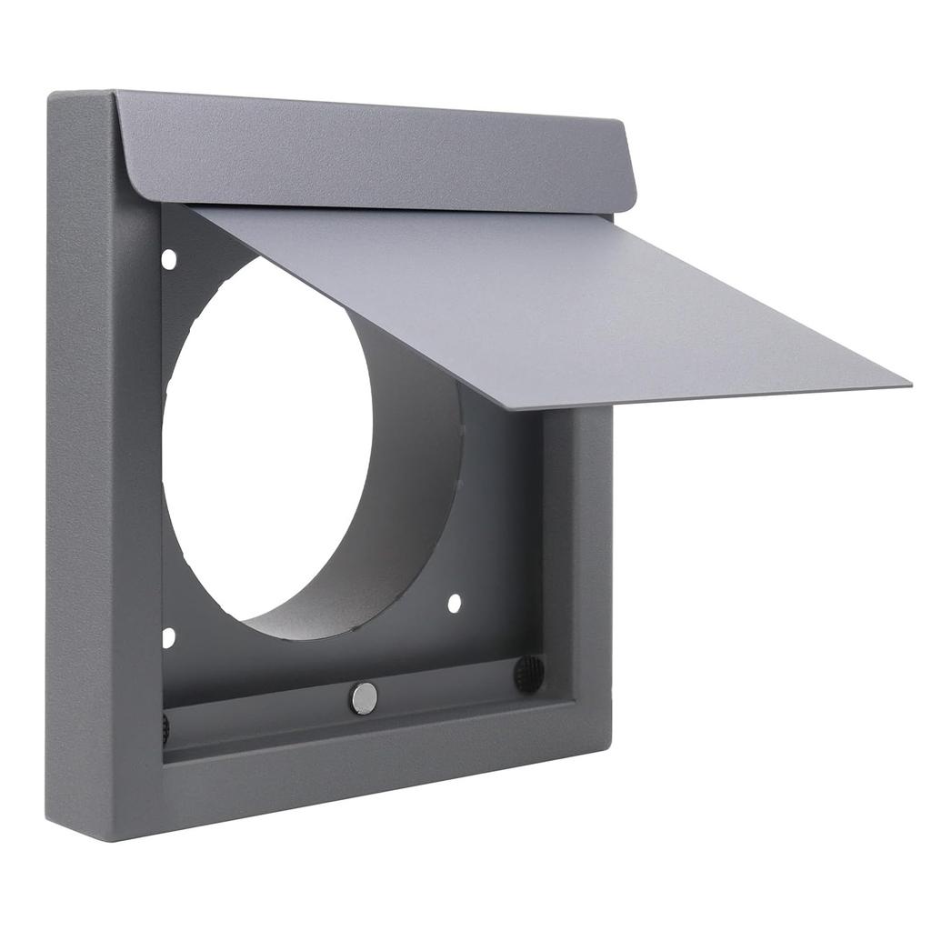 4 Inch (about 10.2 Cm) Dryer Ventilation Cover External Dryer Wall Ventilation Cover for Room Duct Fan