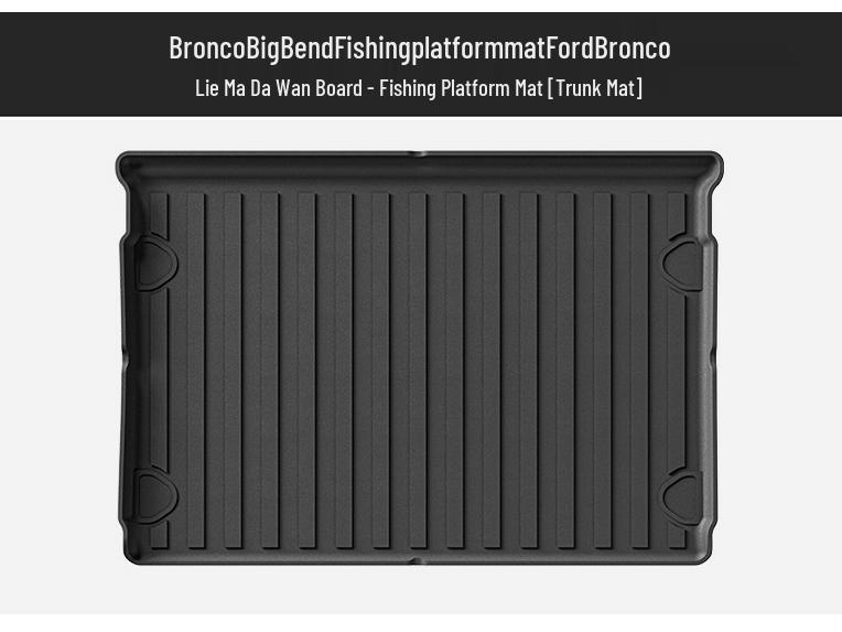 TPE Floor Mats for 2021-2024 Ford Bronco 4-Door - Eco-Friendly, All-Weather
