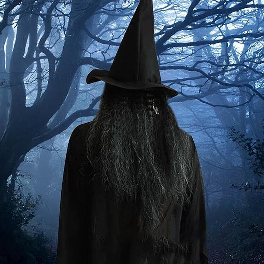 Scary Mask Halloween Horror Evil Mask, Wearing A Wig Hat Green Face Red Eyes Zombie Mask Evil Role-playing Props, Party Props