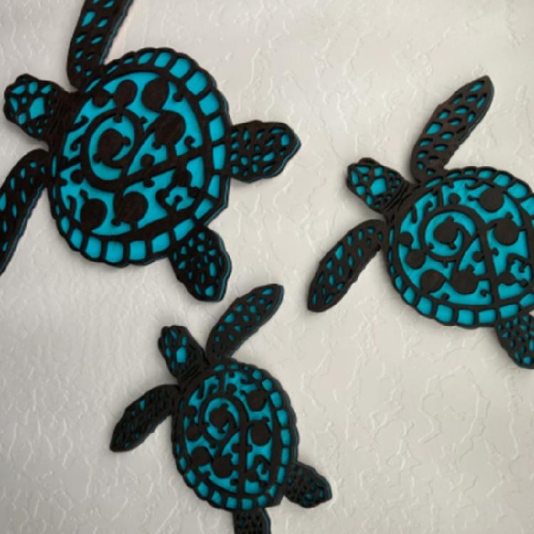 Schildkröten Stanzformen Schablonen Kohlenstoffstahl Stanzschablonen für Feiertagskartenherstellung Album Scrapbooking Dekoration